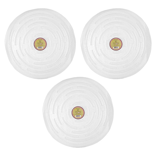 Panacea Professional Grade Plant Saucers, 16" dia., 12 Pack