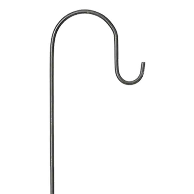 Panacea Single Shepherd Hooks, Black, 3'H, Pack of 2