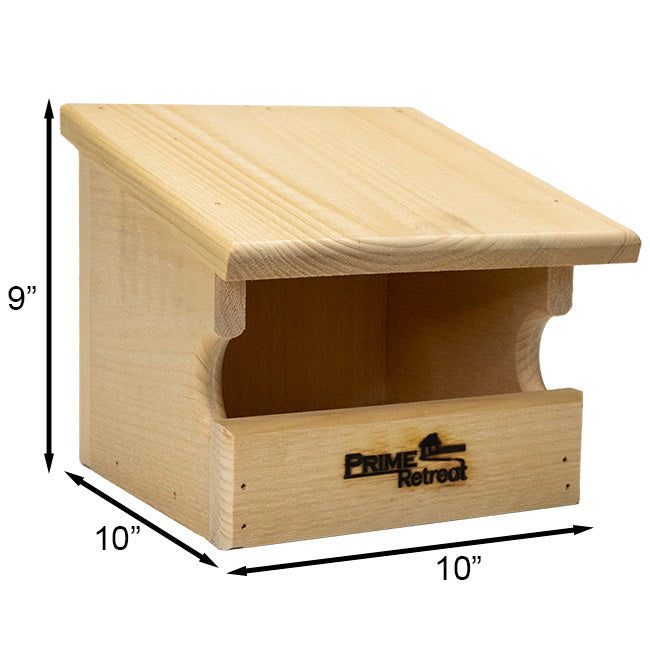 Pine Open Nesting Box by Prime Retreat