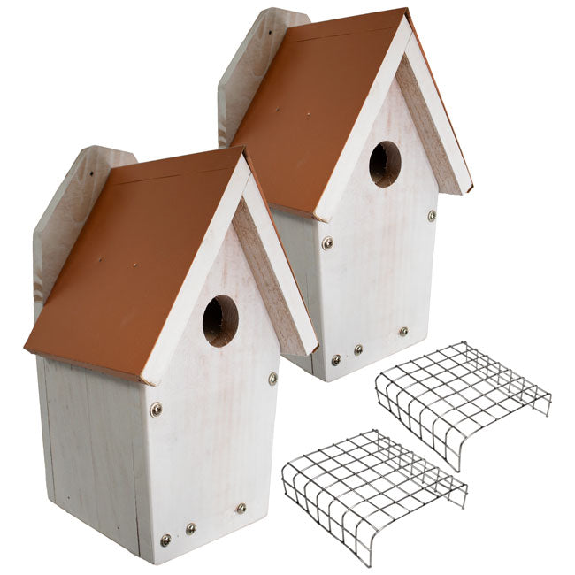 Nantucket Coppertop Bluebird Houses w/Nest Lifts