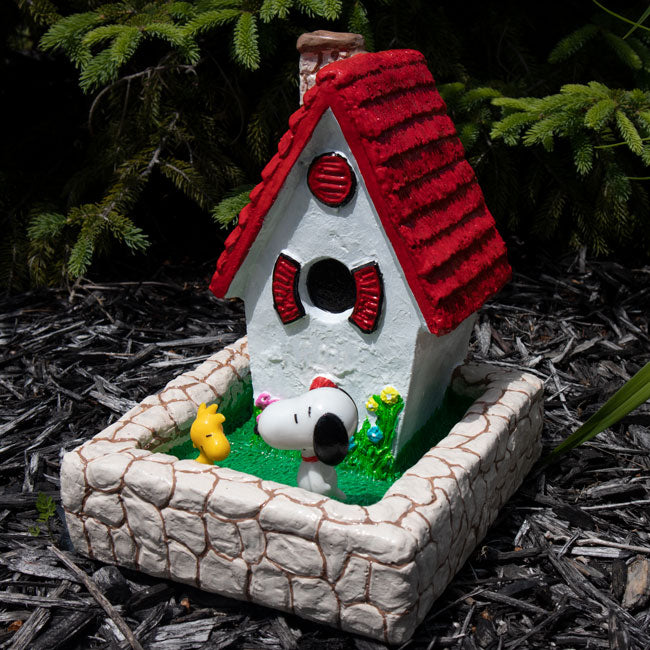 Cottage Platform Bird Feeder, Hand Painted, by Prime Retreat