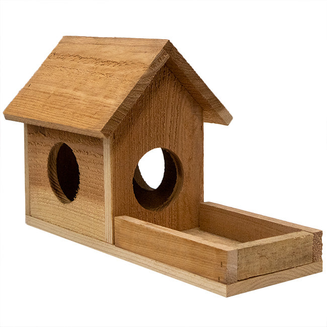 Cedar Squirrel Feeder by Prime Retreat