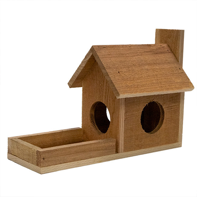 Cedar Squirrel Feeder by Prime Retreat