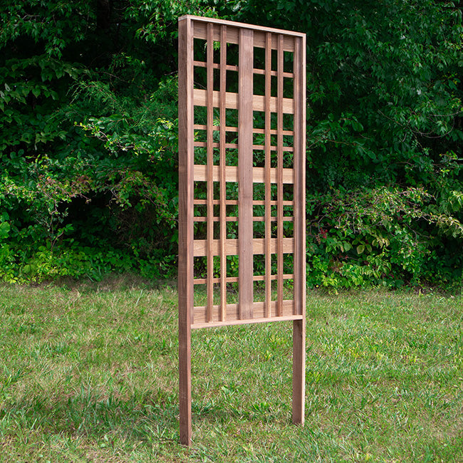 Cedar Griffin Trellis by Prime Retreat, Brown, 68"H