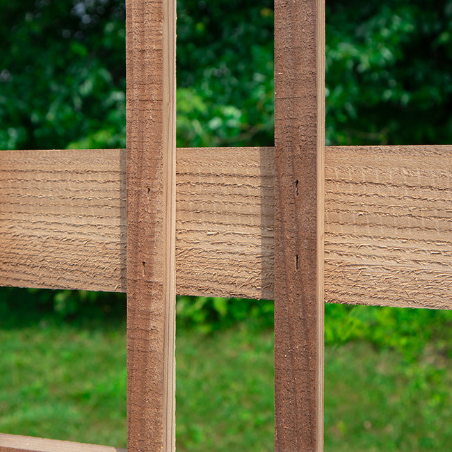 Cedar Griffin Trellis by Prime Retreat, Brown, 68"H