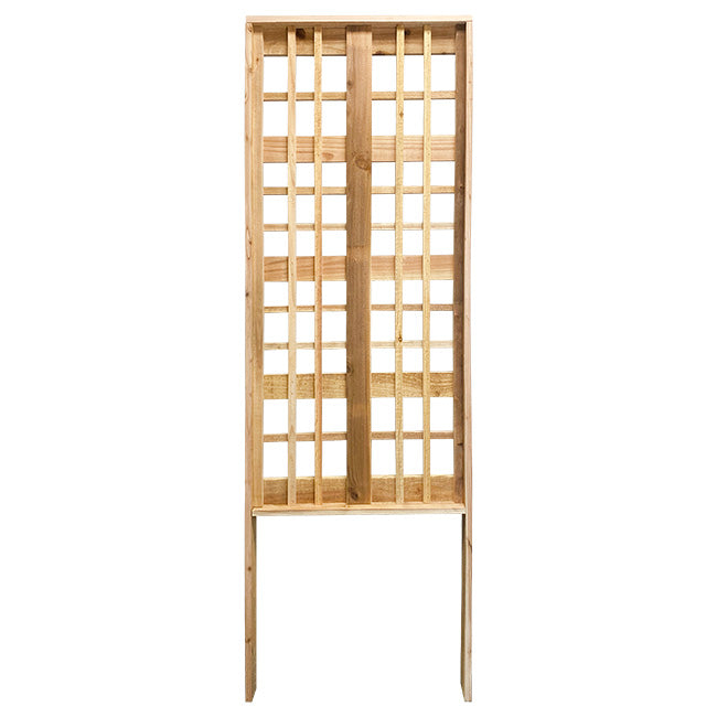 Cedar Griffin Trellis by Prime Retreat, Brown, 68"H