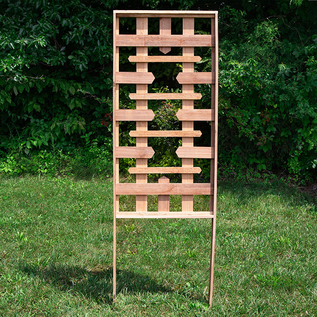 Cedar Camelot Trellis by Prime Retreat, Brown, 68"H