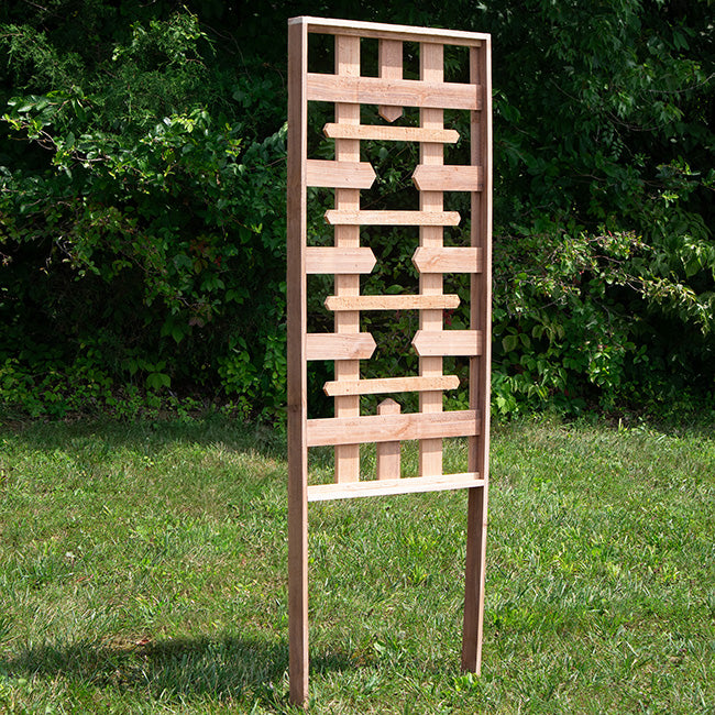 Cedar Camelot Trellis by Prime Retreat, Brown, 68"H