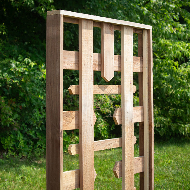 Cedar Camelot Trellis by Prime Retreat, Brown, 68"H