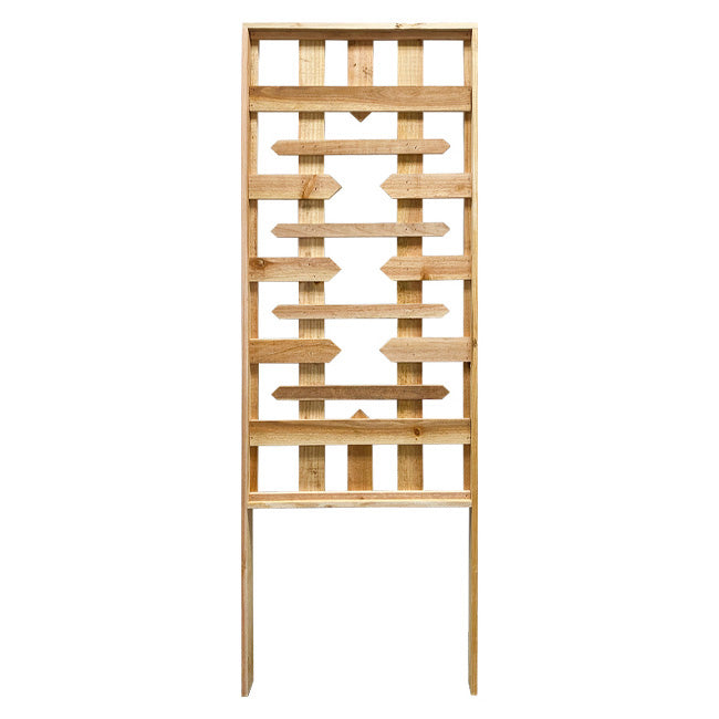 Cedar Camelot Trellis by Prime Retreat, Brown, 68"H