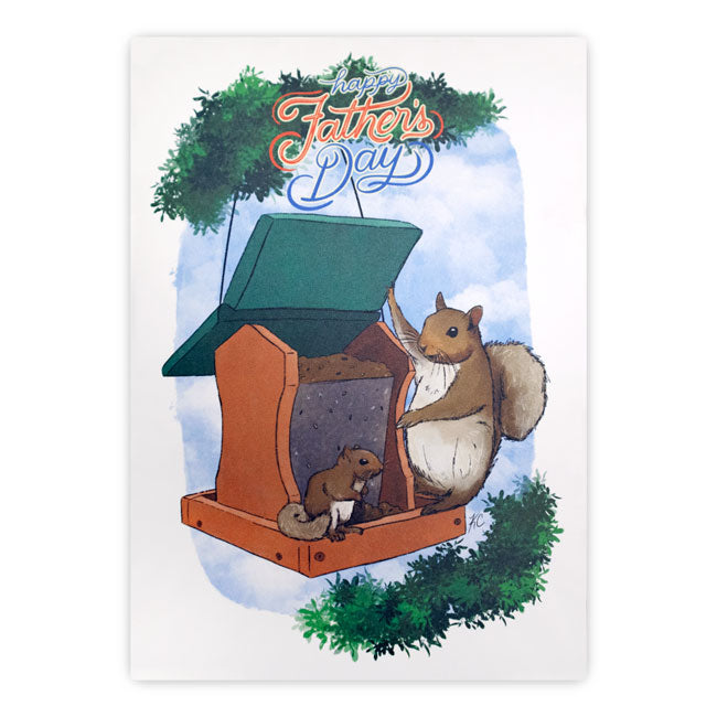 "Mischievous Father" Greeting Card by Prime Retreat
