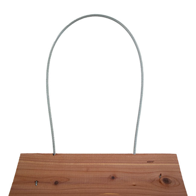 Amish Made Cedar Small Hopper Feeder by Prime Retreat