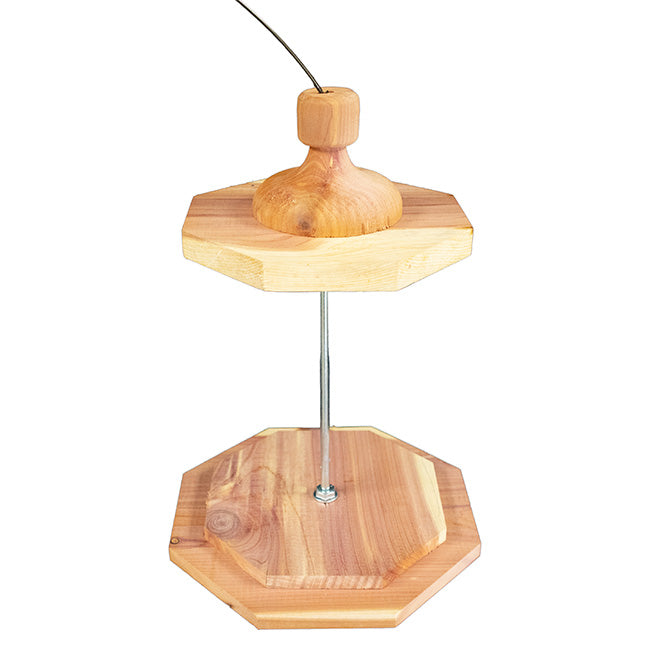 Amish Made Cedar Stacker Bird Feeder