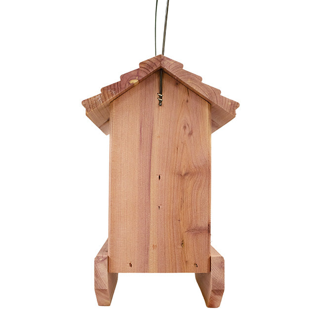 Amish Made Cedar Bird Blend Double Suet Feeder