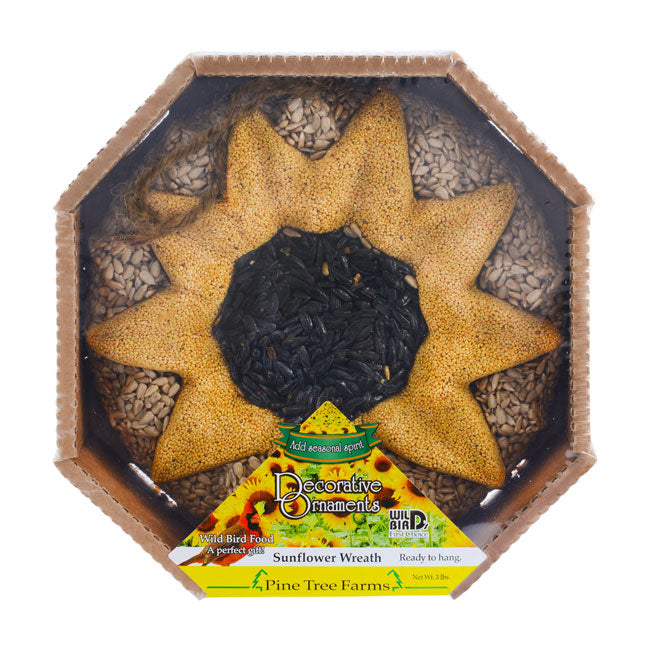 Pine Tree Farms Sunflower Seed Wreaths, 3 lbs. ea., 3 Pack