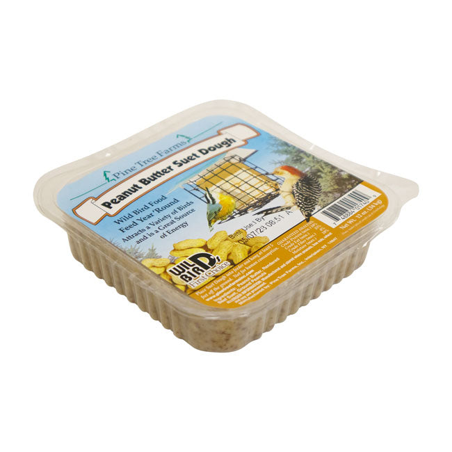 Pine Tree Farms Peanut Butter Suet Dough, 12 oz., Pack of 24