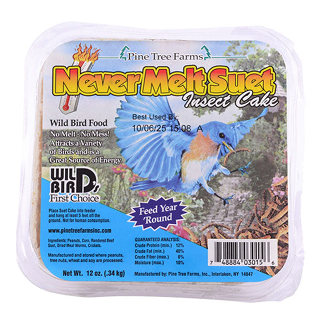 Pine Tree Never Melt Insect Suet Cakes, 12 oz., 24 Cakes