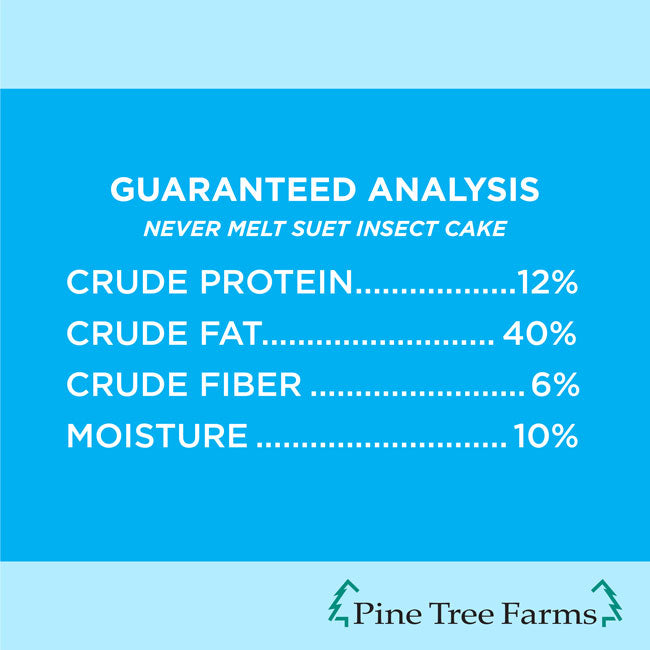 Pine Tree Never Melt Insect Suet Cakes, 12 oz., 24 Cakes