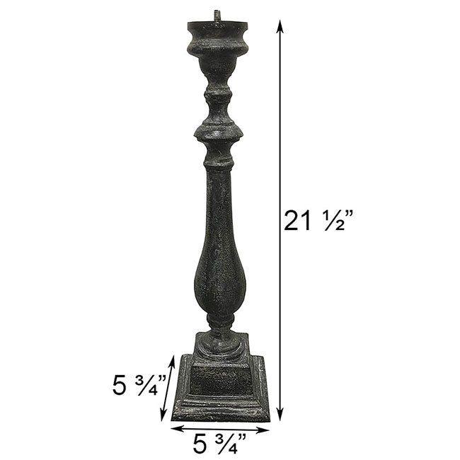 Aluminum Frog Sundial & Cast Aluminum Spindle Pedestal Kit
