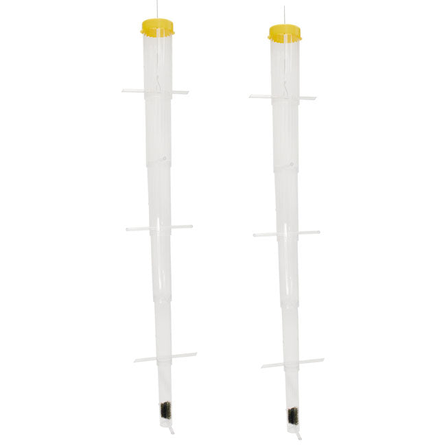 S&K Tornado Clear Collapsible Finch Feeders, Pack of 2