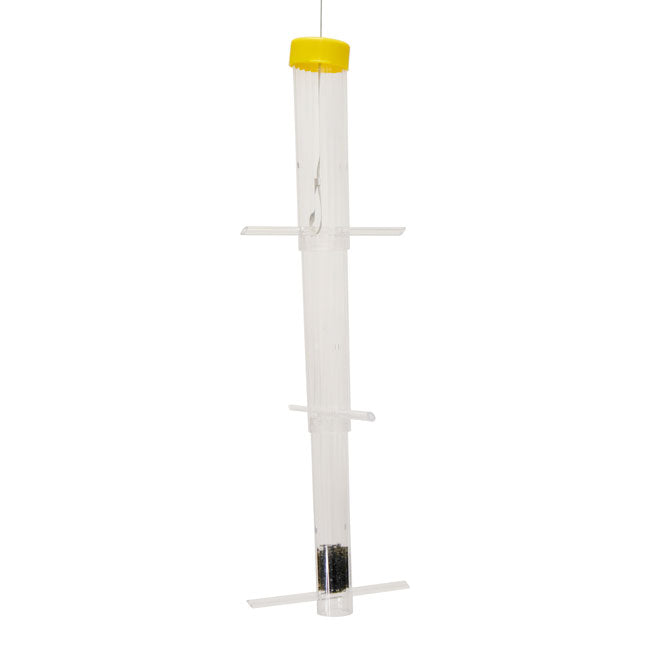 S&K Tornado Clear Collapsible Finch Feeder & Thistle Seed