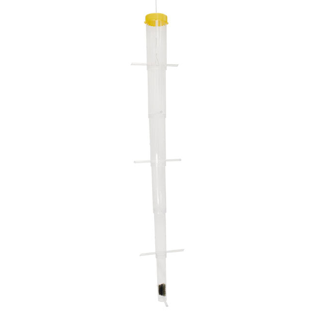 S&K Tornado Clear Collapsible Finch Feeder & Thistle Seed