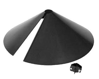 Stokes Wrap-Around Squirrel Baffles, Black, 18" dia., 4 Pack