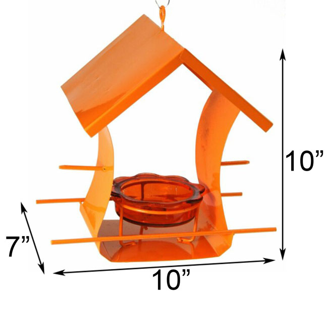 Metal Six Station Oriole Feeder with Nectar and Jelly Kit