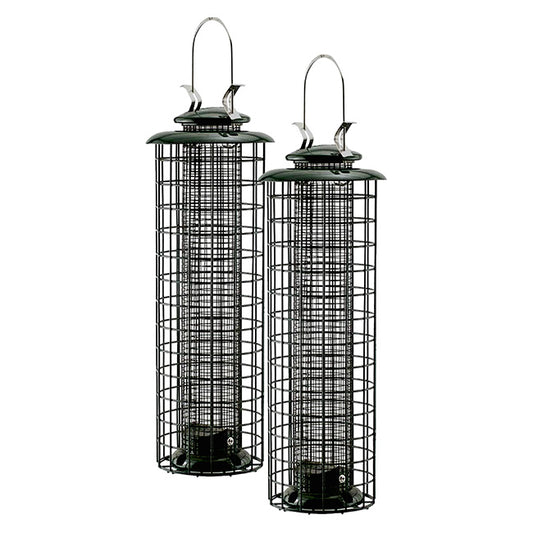 Woodlink Caged Screen Tube Bird Feeders, Pack of 2