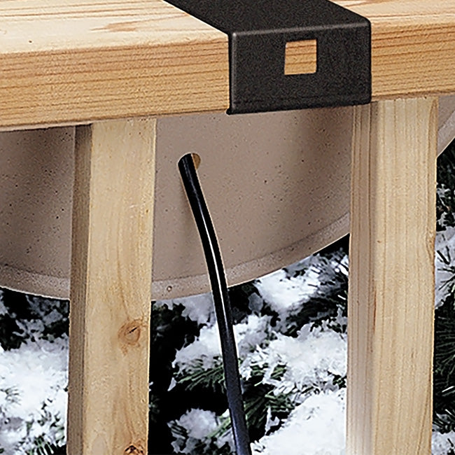 Allied Precision Deck Mounted Heated Bird Baths, Pack of 2
