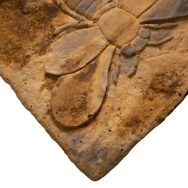 Athens Bee Stepping Stone, Rust, Pack of 2