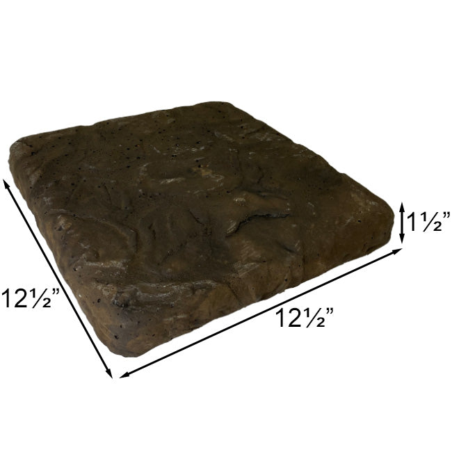 Athens Square Stonework Stepping Stones, Java, Pack of 2