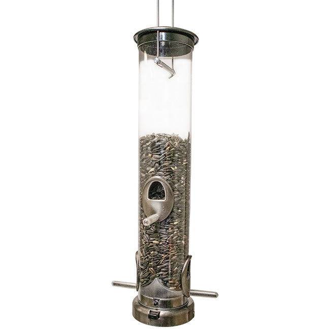 Aspects Medium Bird Feeder Set, Nickel