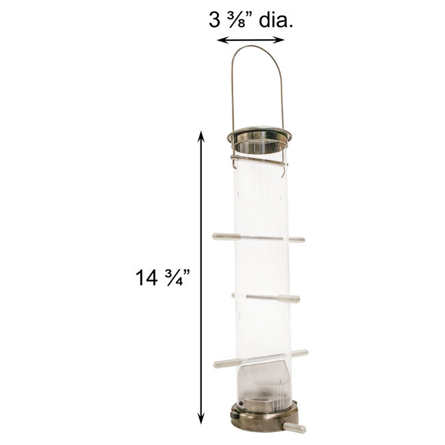 Aspects Medium Bird Feeder Set, Nickel