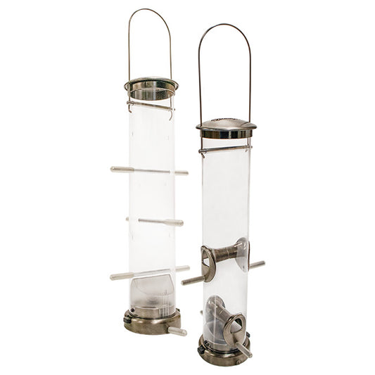 Aspects Medium Bird Feeder Set, Nickel