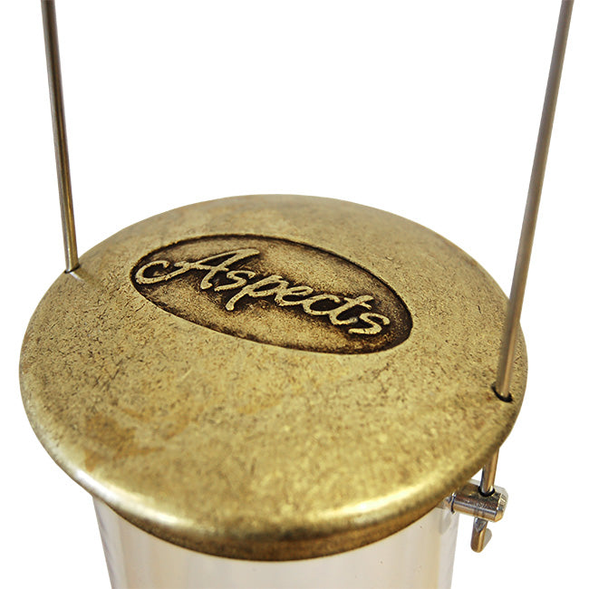 Aspects Large Bird Feeder Set, Antique Brass