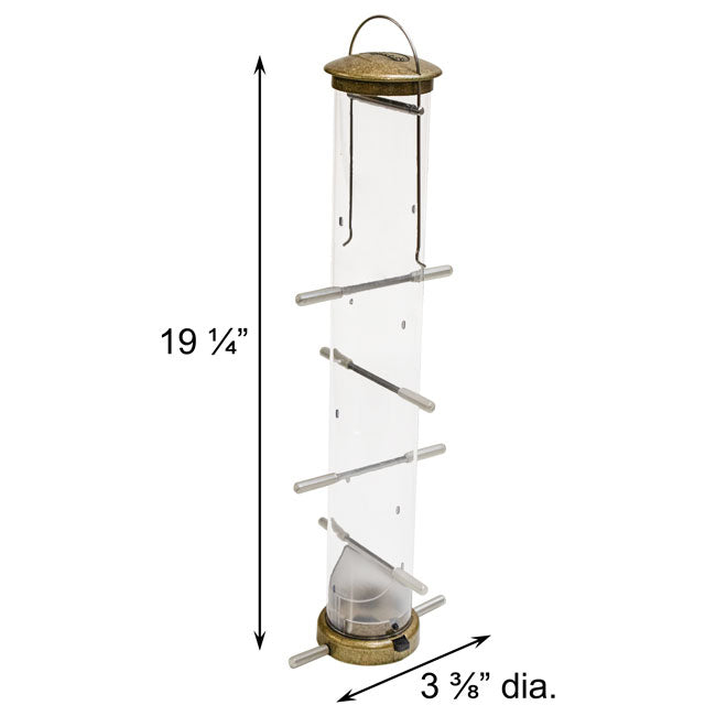 Aspects Large Bird Feeder Set, Antique Brass