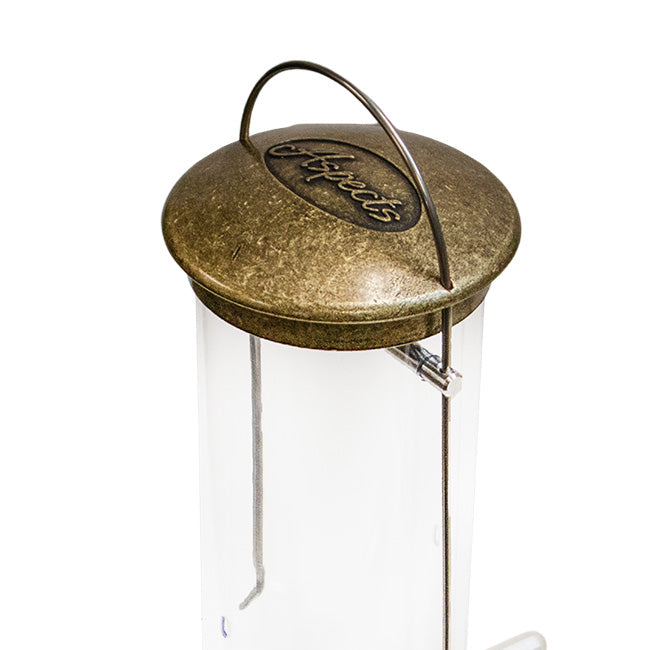 Aspects Large Bird Feeder Set, Antique Brass
