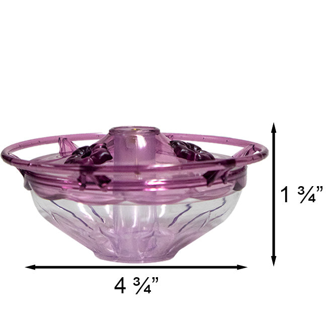 Aspects HummBlossom Hummingbird Feeders, Plum, Pack of 2