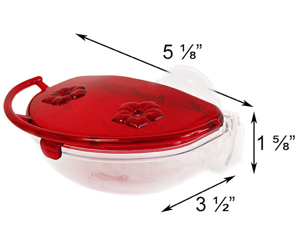 Aspects Gem Window Hummingbird Feeders, 4 oz., Pack of 2