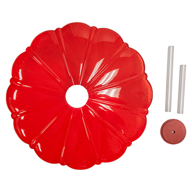 Aspects HummBella Domes, Red, 10.25" dia., Pack of 2