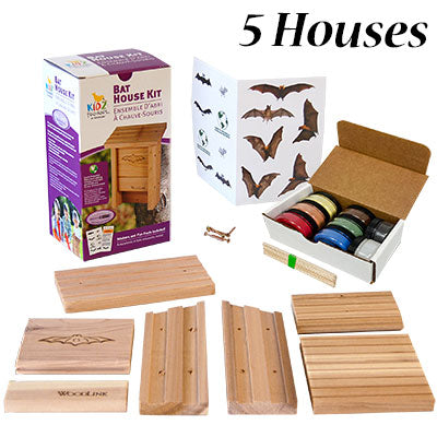 Woodlink Bat House DIY Craft Kits with Milk Paint Powders