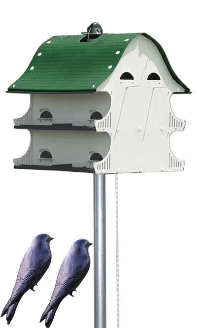 S&K American Barn Complete Purple Martin House Package