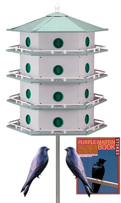 Heath 24-Room Deluxe Purple Martin House Package
