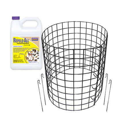 Erva Bunny Barricades and 1 Gallon Bonide Repels-All Spray