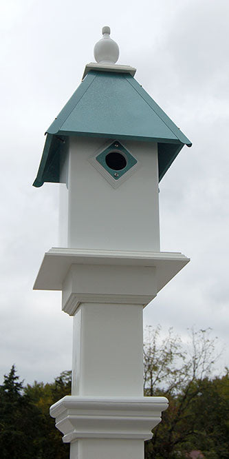 Classic Bluebird House & Mounting Post