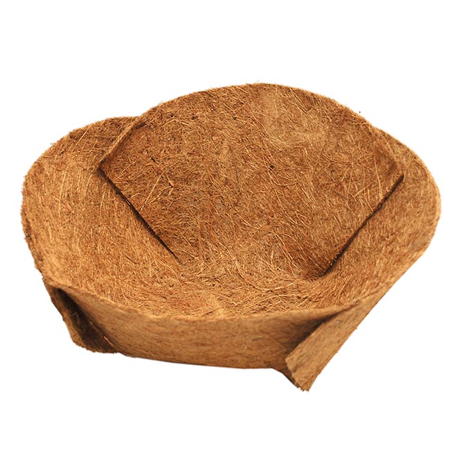 Premium Flat Coco Fiber Liner, 14" dia.