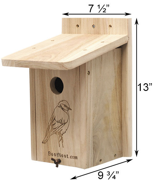 BestNest Seasonal Bluebird Houses with Poles Kit
