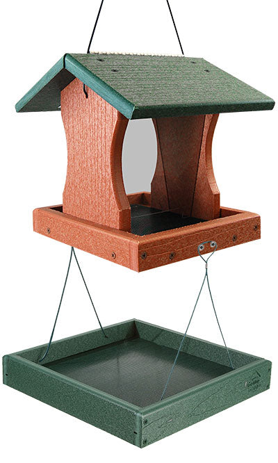 BestNest Going Green Premier Bird Feeder w/ Seed Catch Tray