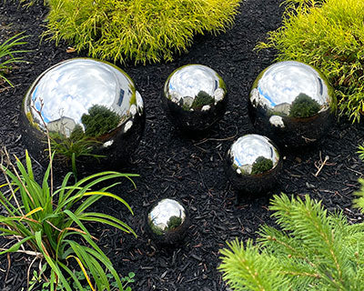 BestNest Stainless Steel Gazing Globe Assortment